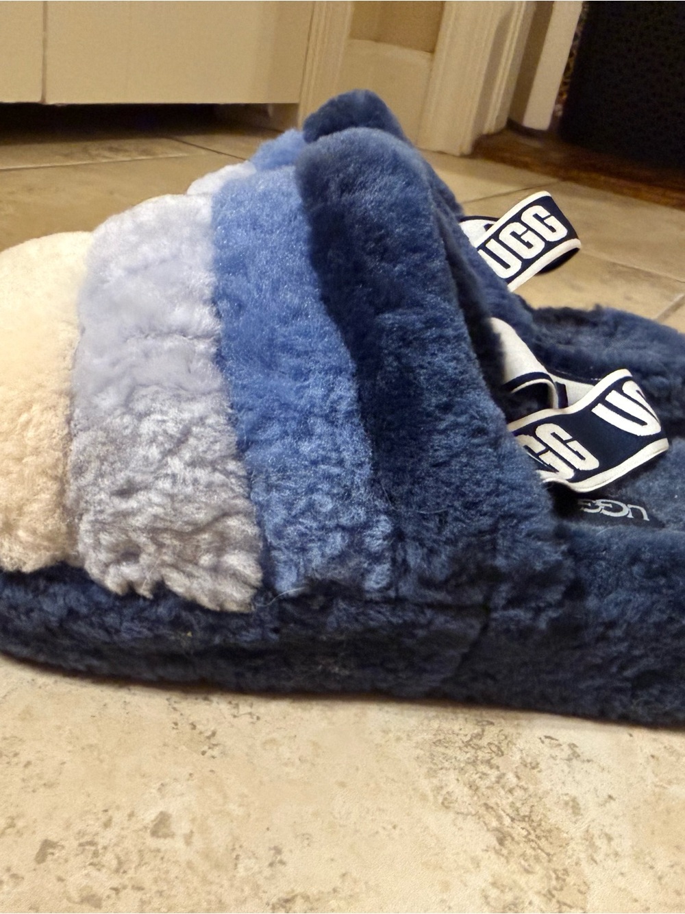 Footwear-like fuzzy item